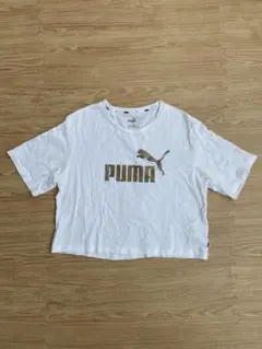 PUMA ホワイト Tシャツ L