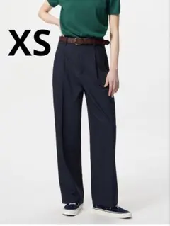 UNIQLO タックワイドパンツ