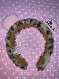 ピンクパンサー USJ ユニバ ファー 耳付き カチューシャ 新品未使用