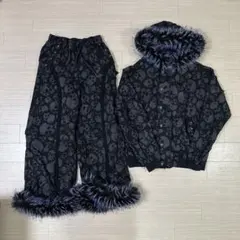 GAMCHU ガムチュ 霧中域ファー付きセットアップ