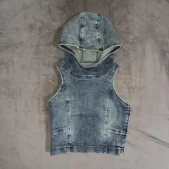 LAGUA GEM WASH HOODIE デニムトップスのサムネイル