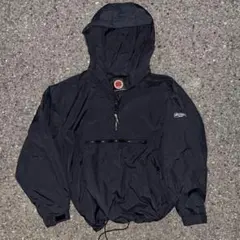 90s LUCKY STRIKE アノラックパーカー y2k 短丈 ドローコード