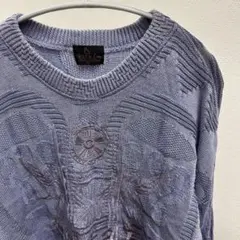 【美品】 Santafe サンタフェ 刺繍ニット
