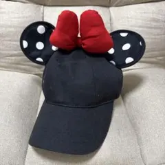 ミニーマウス キャップ 耳付き