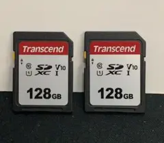 トランセンドジャパン SDカード 128GB 二個セット