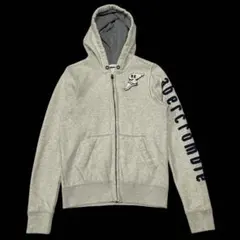 Abercrombie＆Fitch kids ジップパーカー フロッキープリント