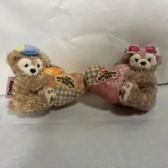ダッフィー　シェリーメイ　Heartwarming days ぬいぐるみバッチ