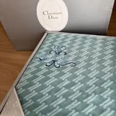 Christian Dior シングル　ボアシーツ グリーン140x240cmのサムネイル