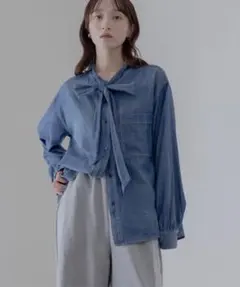 Eimee Law 新作 レイヤードバルーンクロップドシャツ - メルカリ