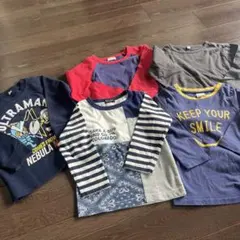 子ども服　長袖Tシャツ サイズ100 5着 まとめ売り