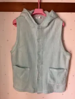 すみっコぐらし　トカゲ　フード付きベスト　150cm