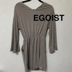 EGOIST 新品　タグ付き　チュニック　ワンピース　ブラウン　エゴイスト