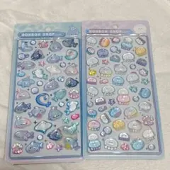 国内正規品 水族館限定 ボンボンドロップシール くらげ サメ クラゲ さめ