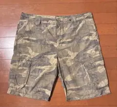 笑*け様 OLD NAVY カモフラ 水陸両用 カーゴショーツ W34 ナイロンのサムネイル