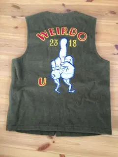 WEIRDO ベスト　ブラック 楽天市場】ウィアード ベストの通販