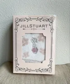【新品未使用品】 JILLSTUART 花　刺繍 タオルハンカチ