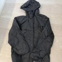 proon ブラックナイロンジャケット・パンツセット S カッパ　上下セット