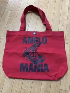 VivienneWestwood ANGLOMANIA 赤キャンバストートバッグ
