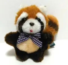 レッサーパンダ　ぬいぐるみ　マスコット　キーホルダー　ナカムラトイ　レトロ