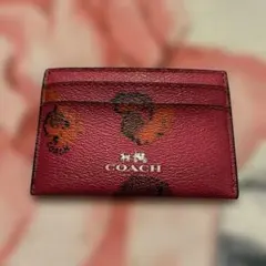 COACH leather card case