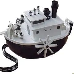 タグ付き ヒモ付き 蒸気船ウィリー ポップコーンバケット ミッキーマウス