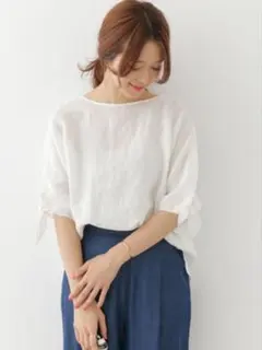 URBAN RESEARCH DOORS 半袖シャツ リネン