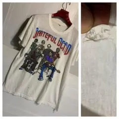 80'sヴィンテージgratefuldeadグレイトフルデッドロックTシャツ白L