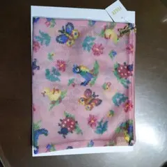 FEILER 花と動物プリントポーチ25x20cm