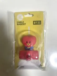 即日配送 公式　BTS BT21 TATA テテ　タタ　ケーブル　マスコット