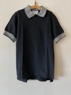 agnès b. ENFANT ブラックポロシャツ 10ans