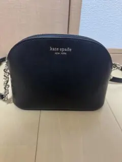 kate spade ブラックショルダーバッグ