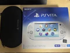美品　SONY PS Vita PCH-2000 ZA14ライトブルー/ホワイト