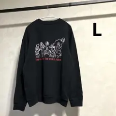 ユニクロ ユニクロ マジックフォーオールウィズ長場雄 スウェットシャツ 黒 L