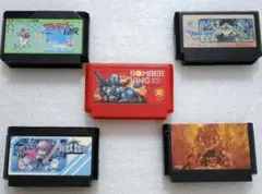 値下げしました！【動作未確認】ファミコン ソフト　ドラクエ３他４点
