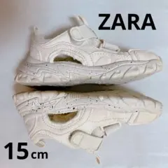 ZARA ダッドスニーカー 15cm (EU25) ホワイト キッズのサムネイル