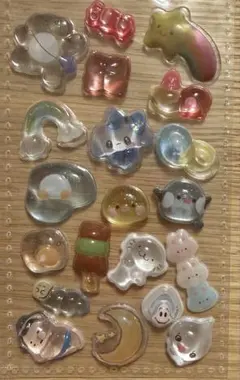ぷっくり シール ボンボンドロップ うるちゅる 3D ぴよぴよ キラキラ