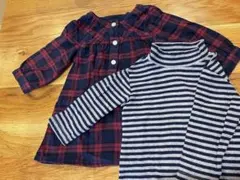 無印良品　チュニック　タートルネック　2枚セット