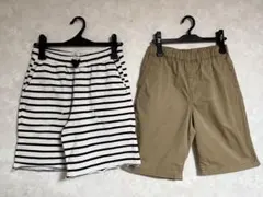 ZARA UNIQLO 160cm スウェットハーフパンツ イージーパンツ