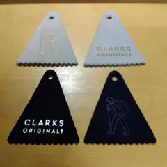 クラークス　スエードタグ　4個セット
