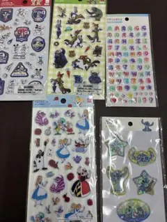 ダイソー　ディズニー　シール