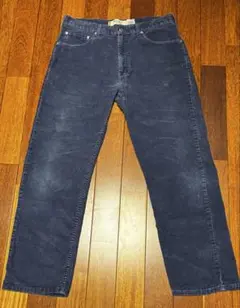Levi's 505 Jeans W34 L30 ダークブルー　コーデュロイ