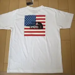 新品☆ザノースフェイス ナショナルフラッグTシャツ 白 S ※訳あり
