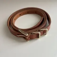 【美品】en quete アンケート 本革ベルト 華奢