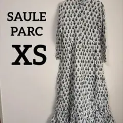 SAULE PARC 【XS】ワンピース フラワープリント ロングワンピース