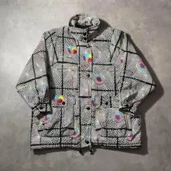 90s Euro label psychedelic geometric y2k