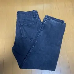 ブラックデニム ストレート ルーズ