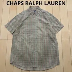CHAPS RALPH LAUREN 半袖シャツ　チェック　Lサイズ