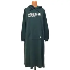 Dead by Daylight スウェット ロングワンピース 緑 M-L