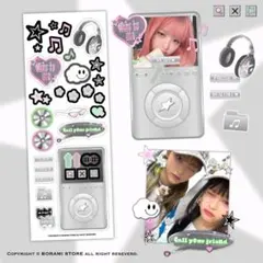 BORAMI♡ฅ•ω•ฅNo.249 y2k系 ホログラムステッカー 韓国作家