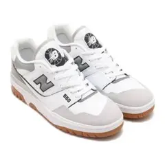 美品 New Balance BB550ESC WHITE/GRAY 27cm